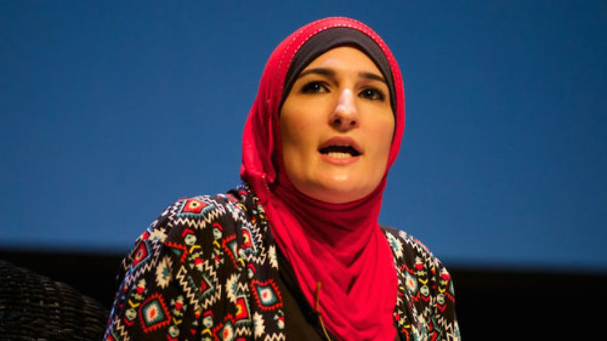 Demonstrating the intersectionality challenge for the Jewish community, Linda Sarsour (pictured), a lead organizer of the Women’s March, seeks to isolate Jews from feminism, calling it incompatible with Zionism. Credit: Festival of Faiths via Wikimedia Commons.