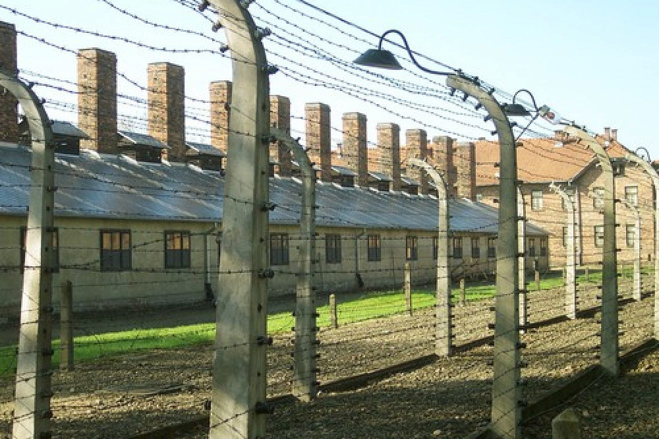 Click photo to download. Caption: The site of the former Auschwitz death camp. Credit: Pimke via Wikimedia Commons.