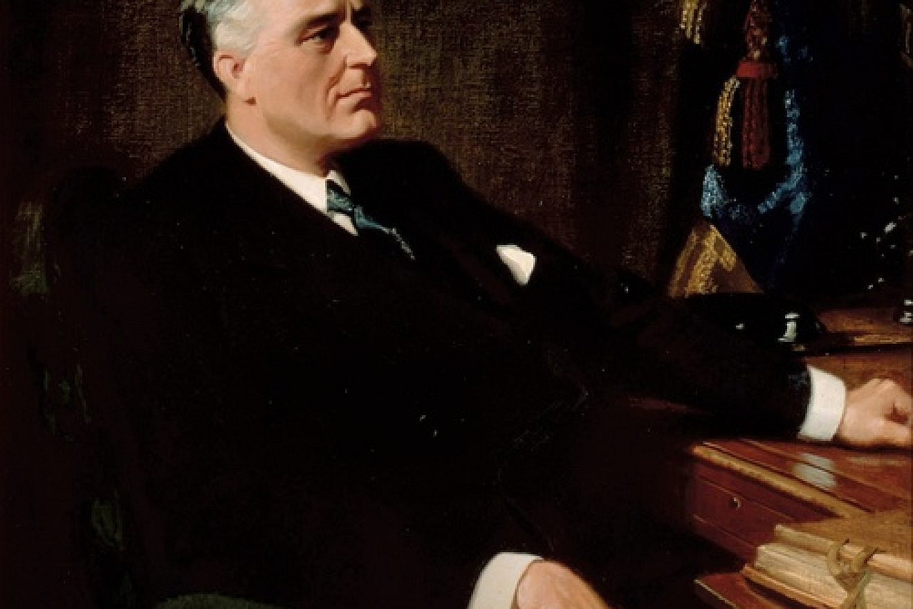 A presidential portrait of Franklin Delano Roosevelt. Credit: Frank O. Salisbury.