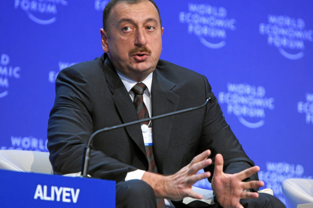 Ilham Aliyev, president of Azerbaijan, at the January 2009 World Economic Forum in Davos, Switzerland. Azerbaijan has made a rare move among nations in the Arab world: befriending Israel. Credit: World Economic Forum.