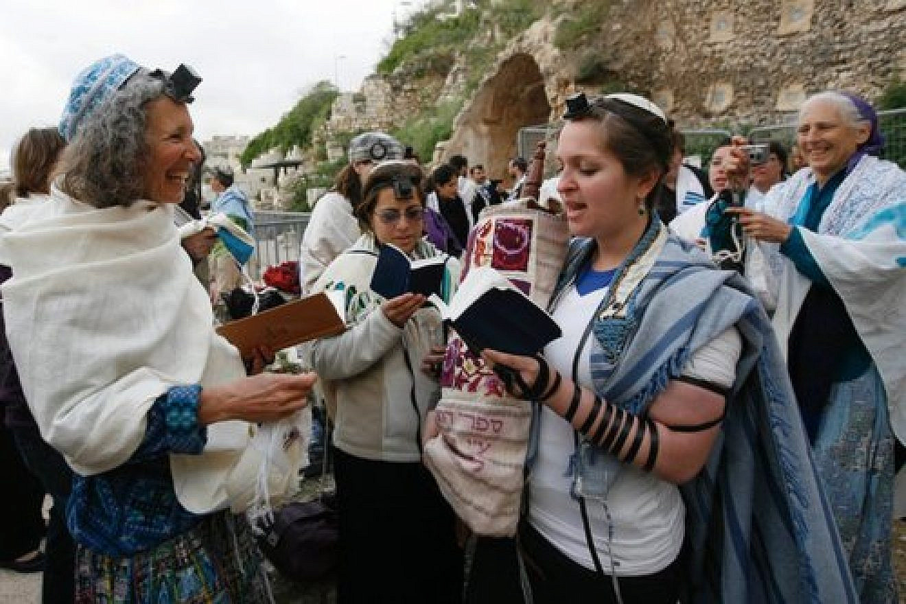 A prayer service of Women of the Wall, a group which proves that Israel has made positive strides toward gender equality, according to Eliana Rudee. Credit: Women of the Wall.