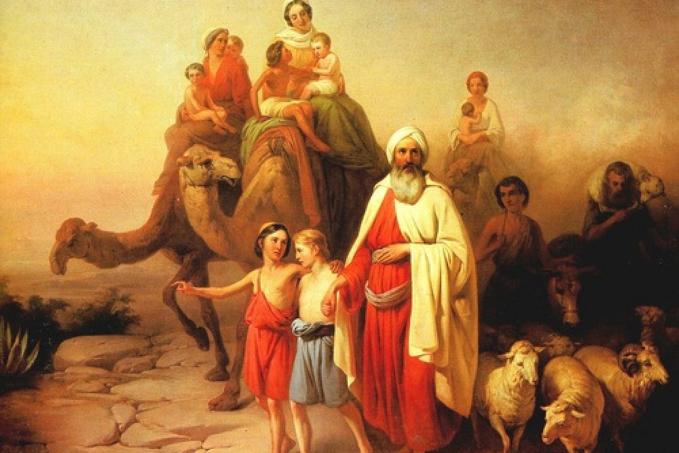 Abraham on his family's journey from Ur to Canaan, as described in the Bible.  The Church of Scotland published a document titled “The Inheritance of Abraham? A Report on the ‘Promised Land,’” which questioned the biblical Jewish claim to Israel. Credit: József Molnár/Wikimedia Commons.
