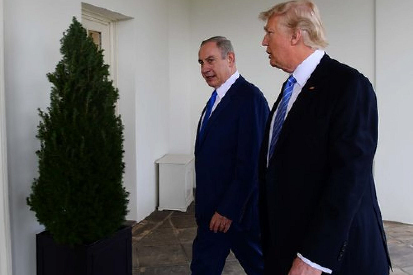 Israeli Prime Minister Benjamin Netanyahu and President Donald Trump at the White House Feb. 15, 2017. Credit: Avi Ohayon/GPO.
