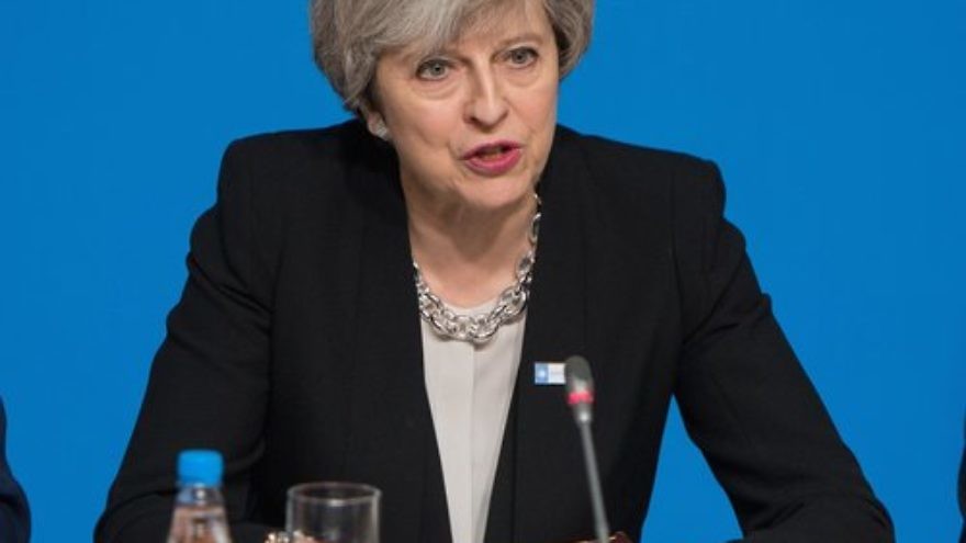 Prime Minister of the United Kingdom Theresa May. Credit: U.S. Air Force Staff Sgt. Jette Carr/Department of Defense.
