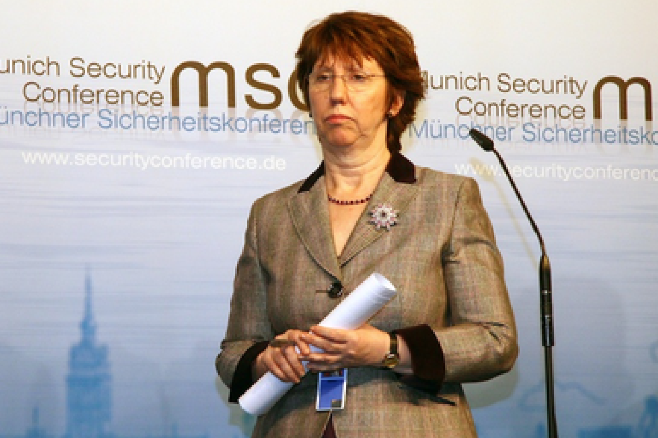 Click photo to download. Caption: The European Union’s foreign policy chief, Catherine Ashton, is among the world leaders under the spell of the Iranian masters of deception, according to JNS columnist Ben Cohen. Credit: Harald Dettenborn.