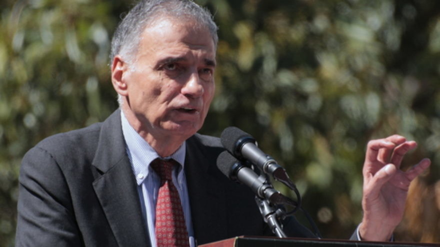 Click photo to download. Caption: Ralph Nader. Credit: Sage Ross via Wikimedia Commons.