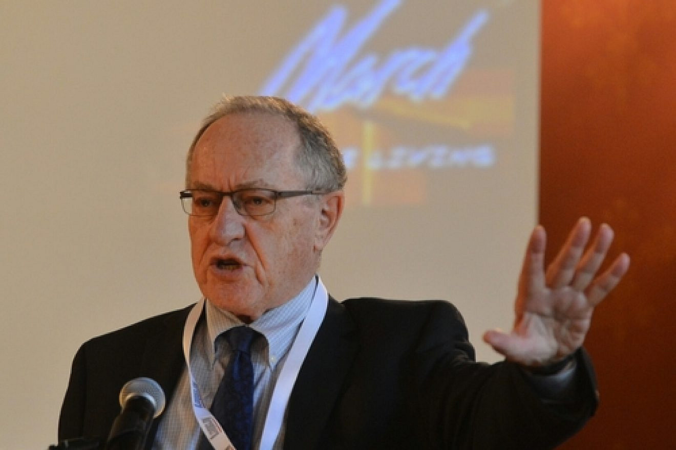 Alan Dershowitz (pictured) has endorsed and signed The Jewish Future Promise. Photo by Yossi Zeliger.