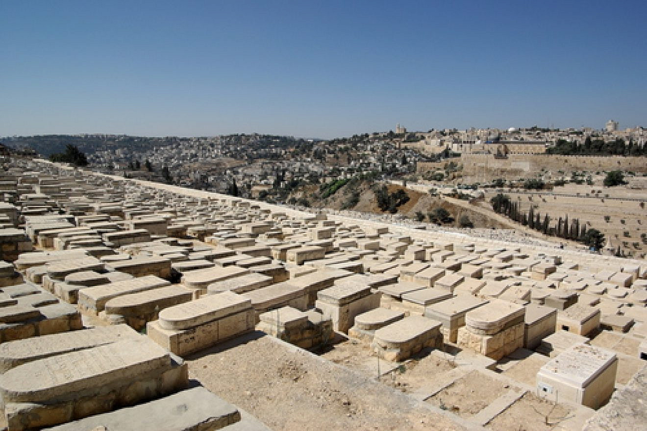 The Mount of Olives Jewish cemetery. Credit: Berthold Werner via Wikimedia Commons.