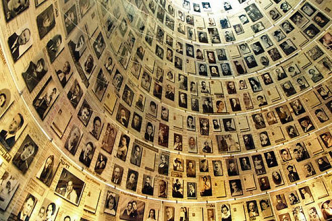 The “Hall of Names” commemorating victims of the Holocaust at Yad Vashem in Jerusalem. Photo: David Shankbone via Wikimedia Commons.