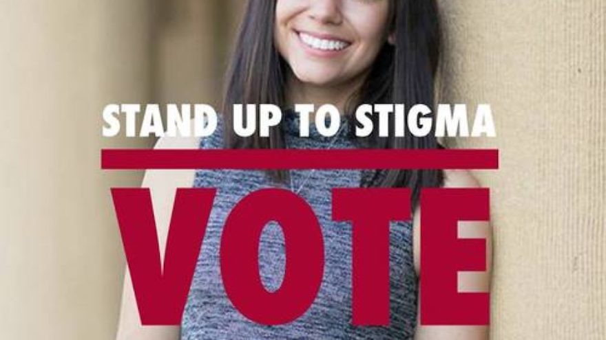 Click photo to download. Caption: A campaign poster for Molly Horwitz, a Jewish student running for Stanford University's student senate. Credit: Facebook.