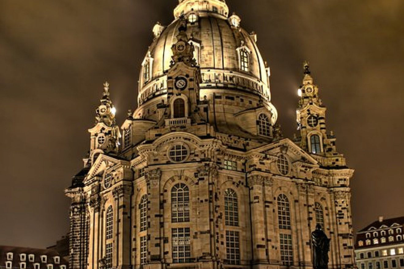 Dresden’s Frauenkirche (Church of Our Lady). Credit: David Müller via Wikimedia Commons.