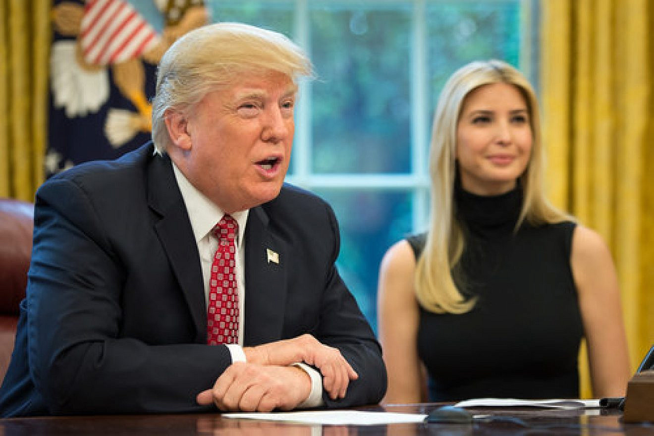 Ivanka Trump and President Donald J. Trump in the White House. Credit: Wikimedia Commons.