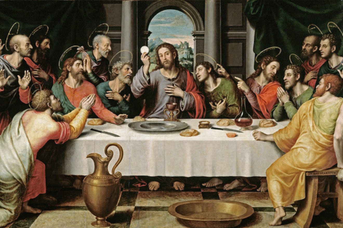 An illustration of the Last Supper. Credit: Vicente Juan Masip via Wikimedia Commons.
