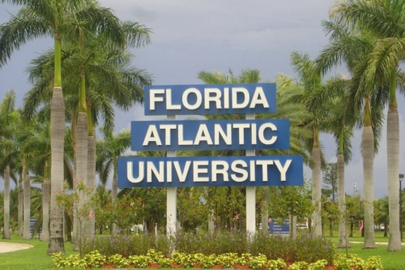 At Florida Atlantic University, a pro-Palestinian group posted mock “eviction” notices on dorm room doors that contained a laundry list of anti-Israel propaganda points. Credit: KnightLago.