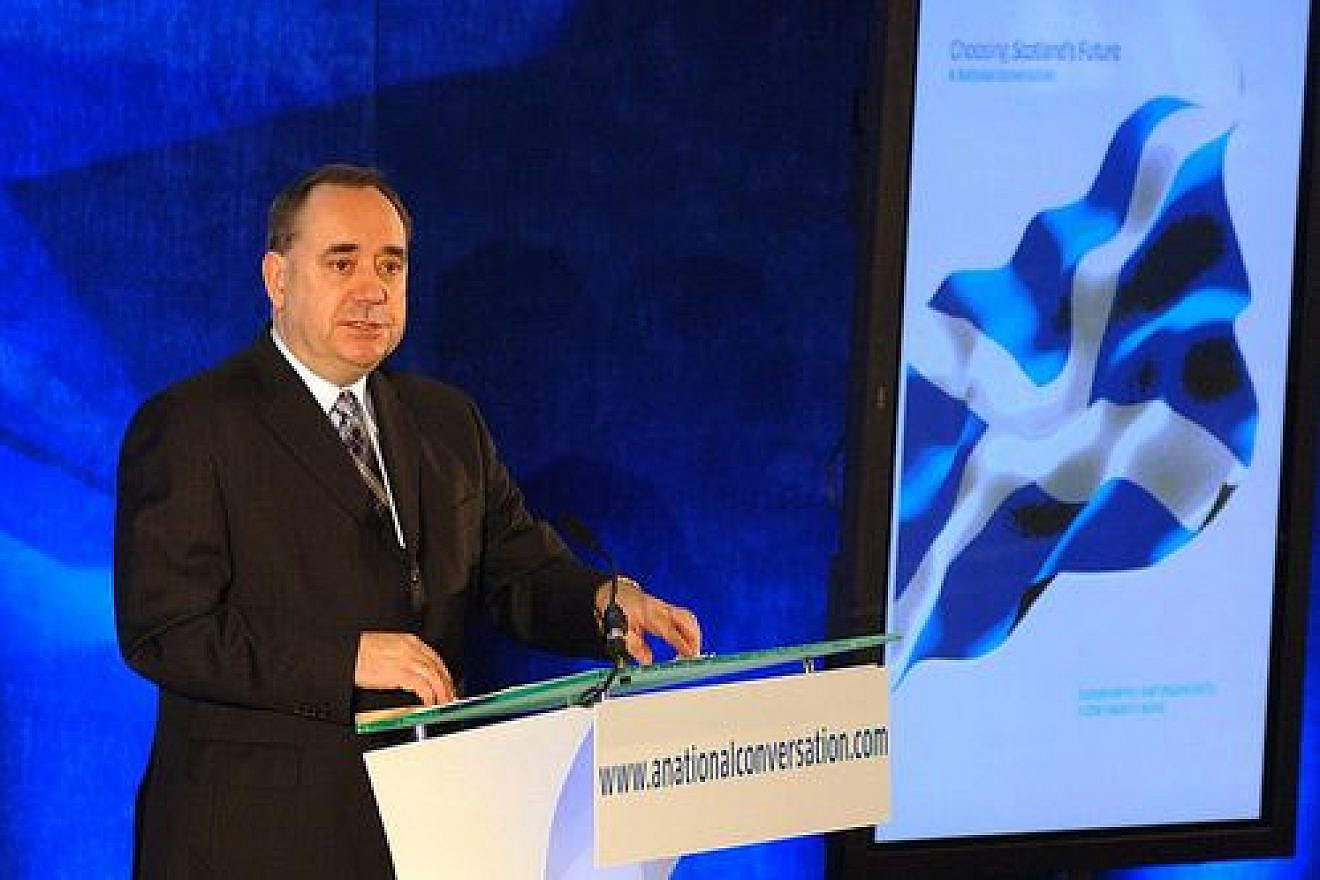 Click photo to download. Caption: Scottish First Minister and nationalist leader and Alex Salmond (pictured) resigned after Scottish independence from the U.K. was rejected, 55-45 percent, in referendum results revealed Friday. Credit: Harris Morgan via Wikimedia Commons.