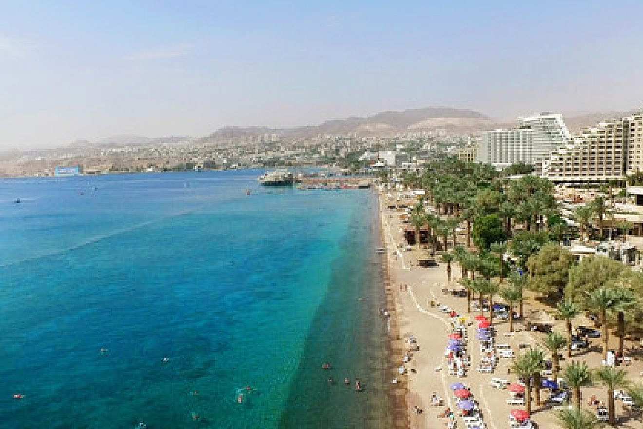 The southern Israeli resort city of Eilat in October 2015. Credit: Moshe Shai/Flash90.