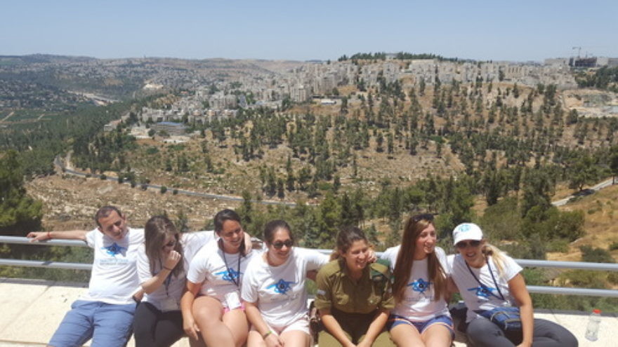 Pictured in Jerusalem are participants from this year's American Physicians Fellowship for Medicine trip, a specialized track within the Taglit-Birthright Israel program. Credit: Jonathan Gabriel