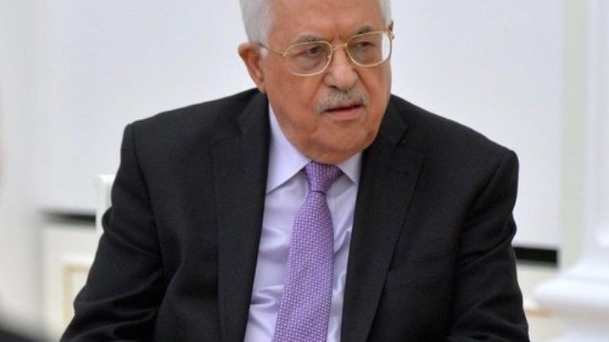 Palestinian Authority leader Mahmoud Abbas. Credit: Kremlin.ru via Wikimedia Commons.