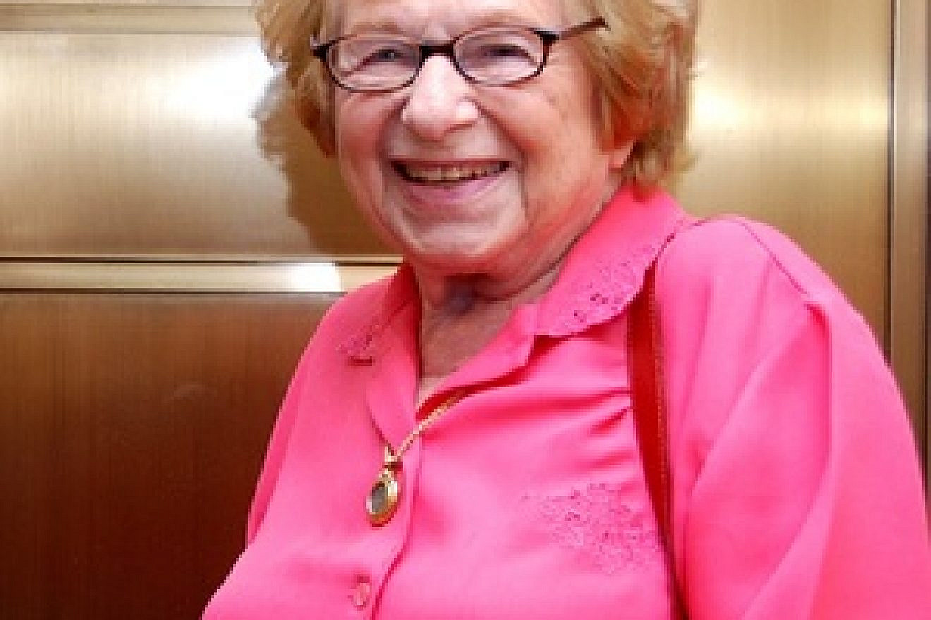 Dr. Ruth Westheimer. Phot by Maxine Dovere.