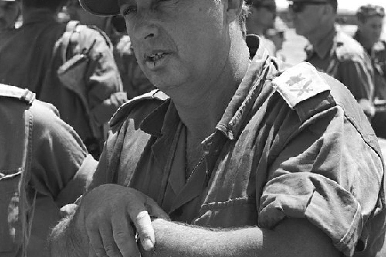 Click photo to download. Caption: An IDF Archive photo of Ariel Sharon. Credit: Courtesy of IDF Archive/Flash90.