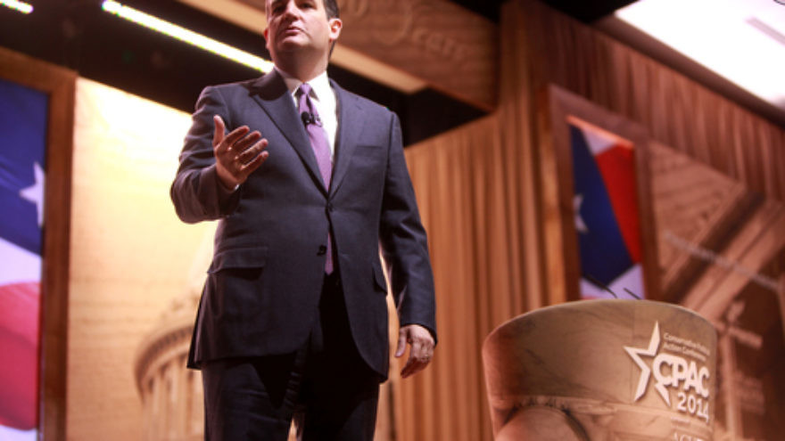 Click photo to download. Caption: U.S. Sen. Ted Cruz (R-TX) speaks at the 2014 Conservative Political Action Conference (CPAC) in National Harbor, Maryland. Credit: Gage Skidmore via Wikimedia Commons.