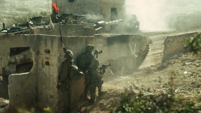 In late December, the IDF's new Haruv unit conducts a large-scale war drill that simulated Gaza’s urban warfare settings. Credit: IDF Spokesperson's Unit.