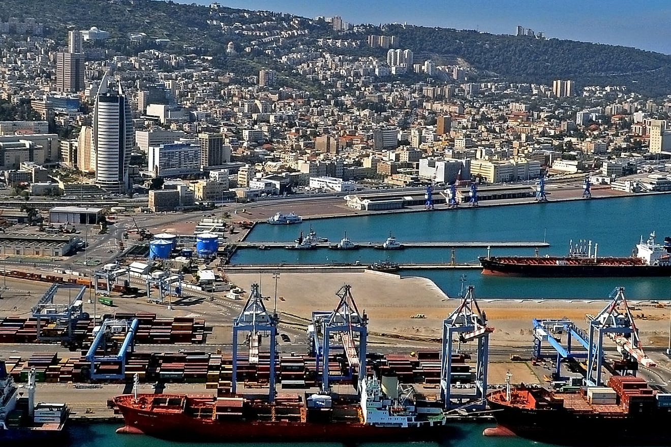 Haifa Port, 2018. Credit: Zvi Roger/Haifa Municipality.