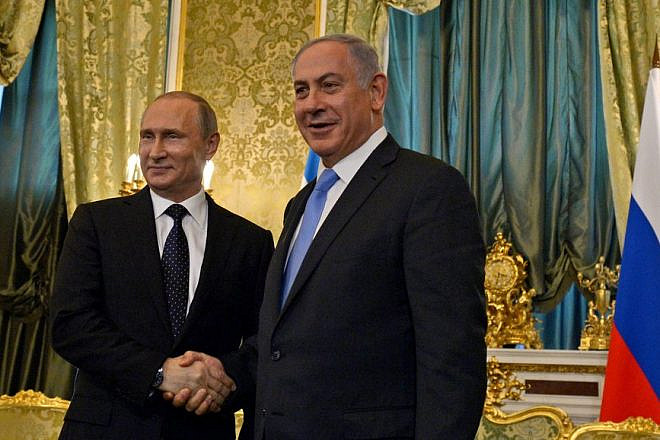 Israeli Prime Minister Benjamin Netanyahu and Russian President Vladimir Putin during a meeting in June 2016 in Moscow. Credit: Haim Zach/GPO.