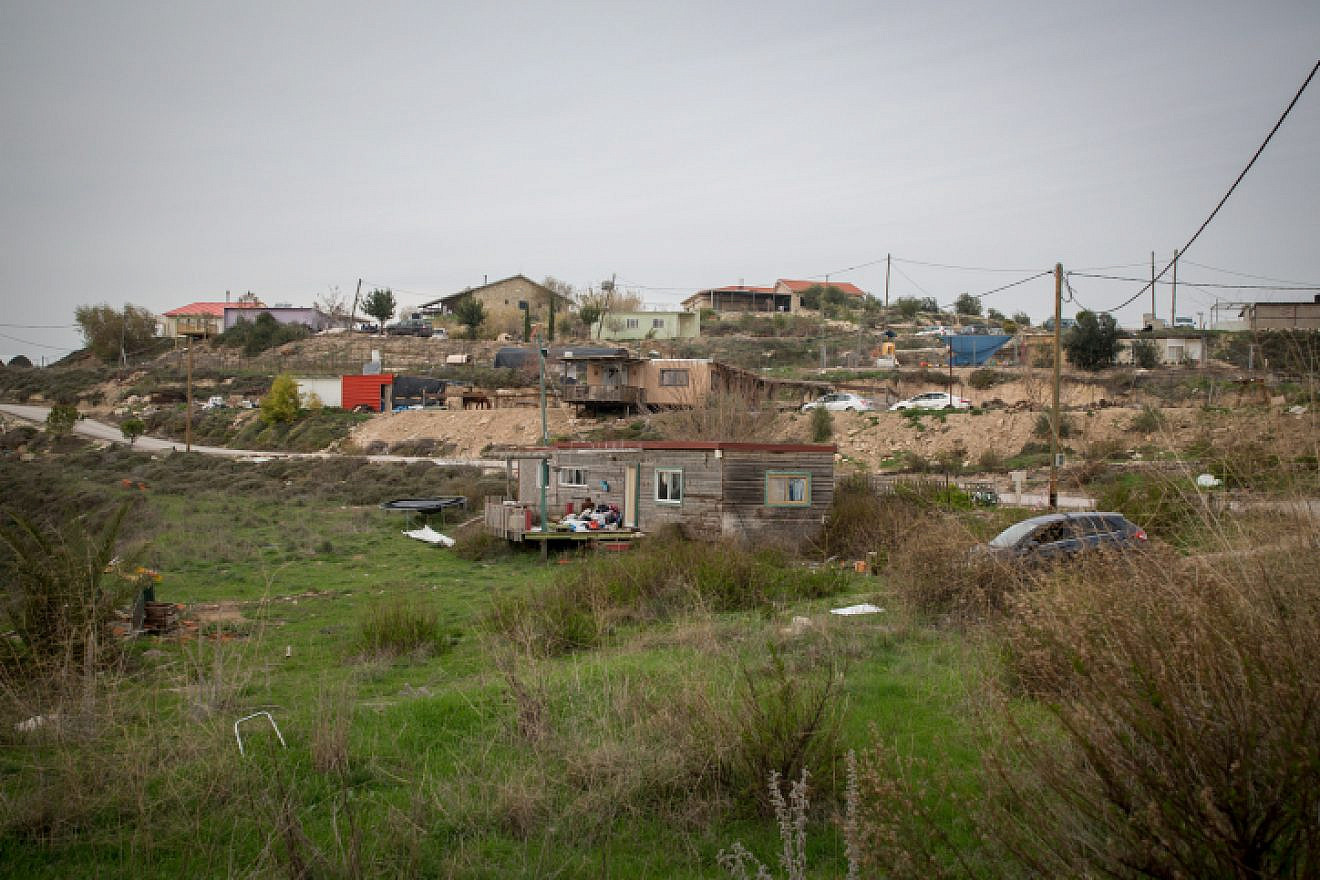 View of the West Bank settlement of Havat Gilad, Jan. 10, 2018. Photo by Miriam Alster/Flash90.