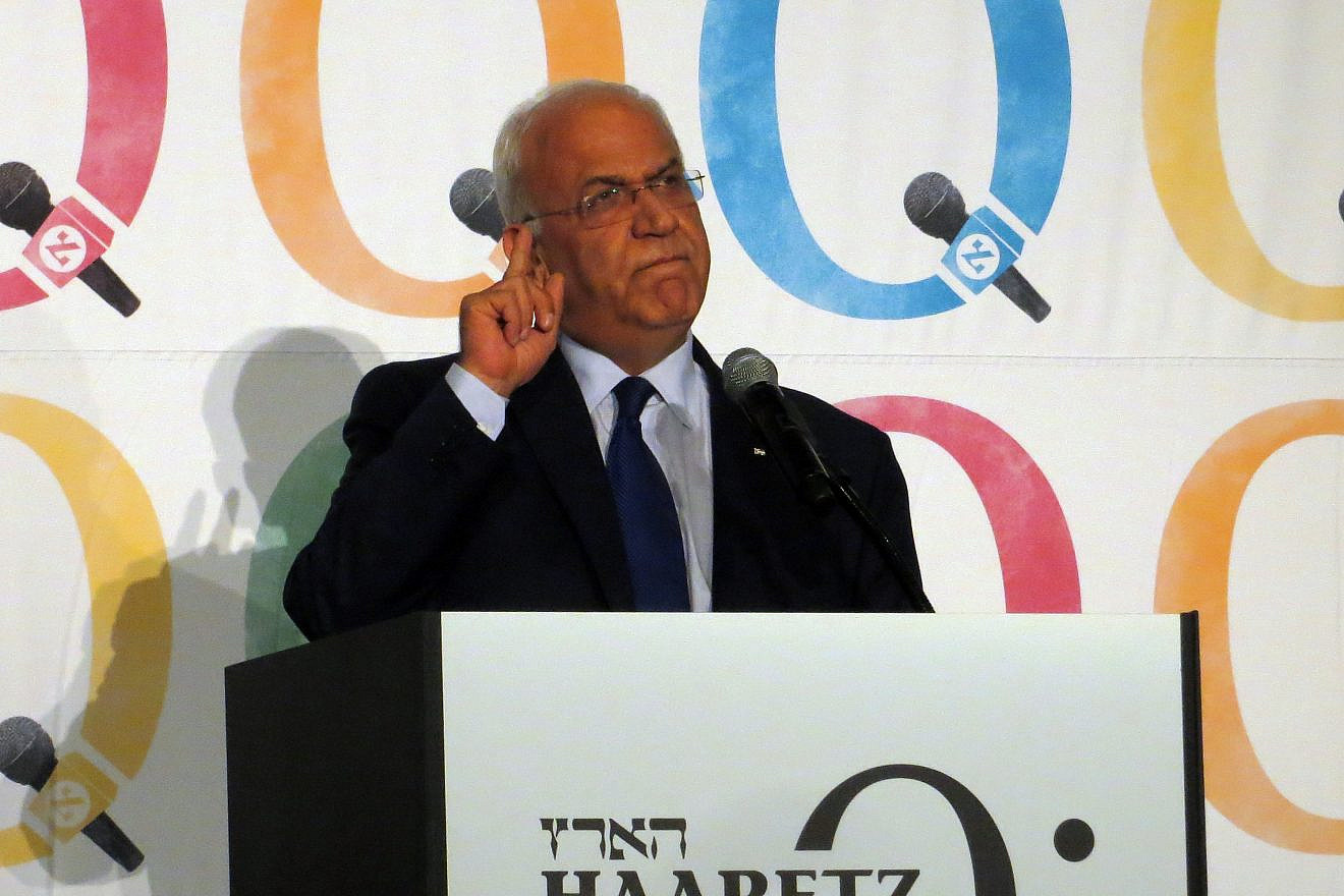 Senior Palestinian official Saeb Erekat. Credit: Wikimedia Commons.