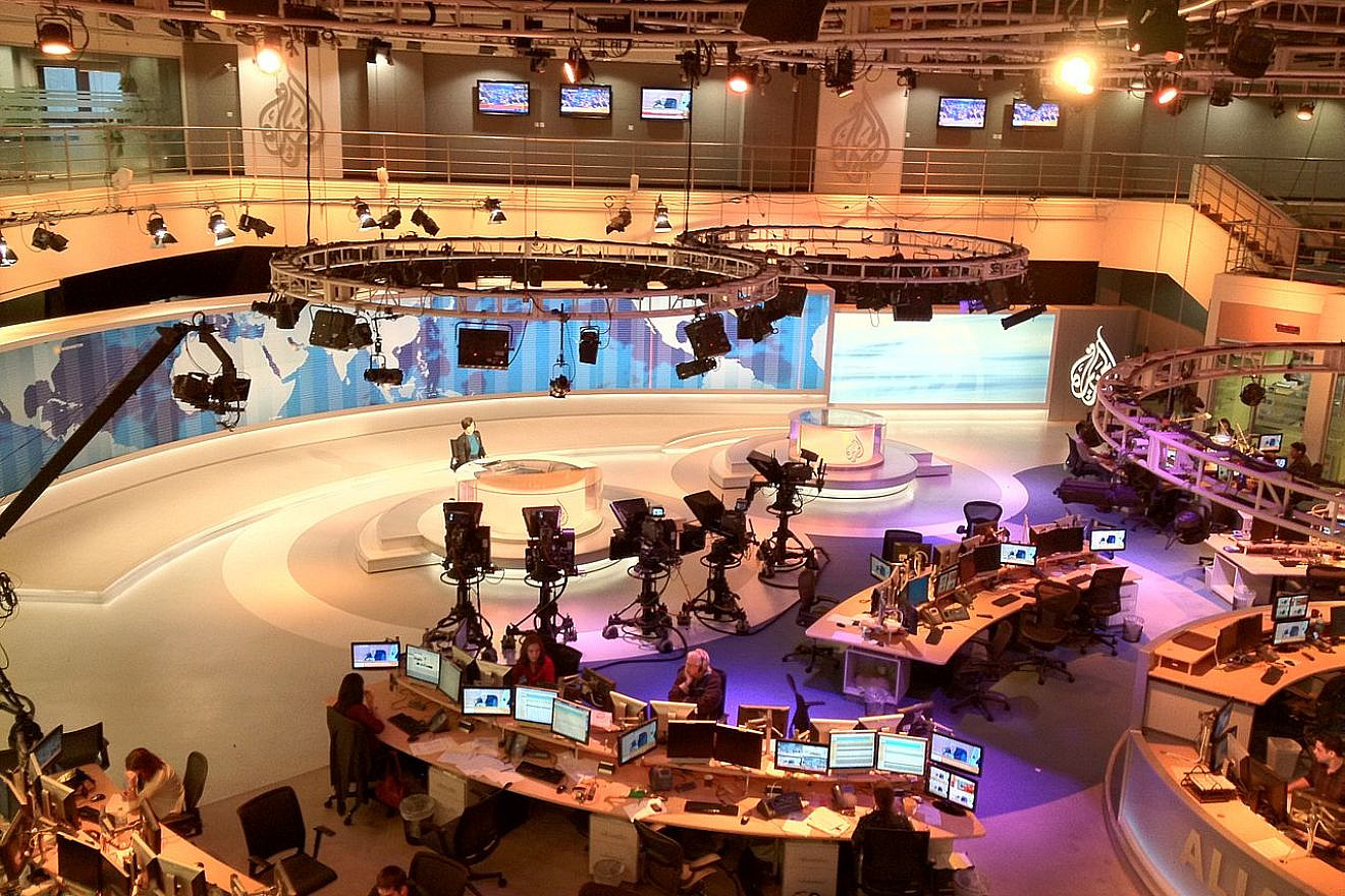 The Al Jazeera English newsroom. (Wikimedia Commons)