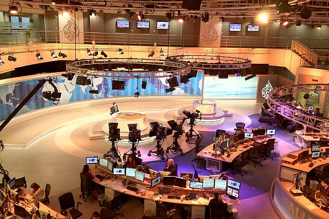 The Al Jazeera English newsroom. (Wikimedia Commons)