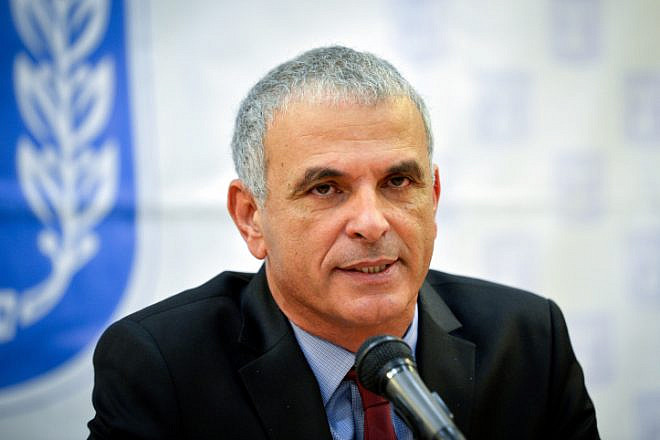 Israeli Finance Minister Moshe Kahlon speaks during a press conference at the Ministry of Finance in Tel Aviv on Jan. 4, 2018. Photo by Flash90