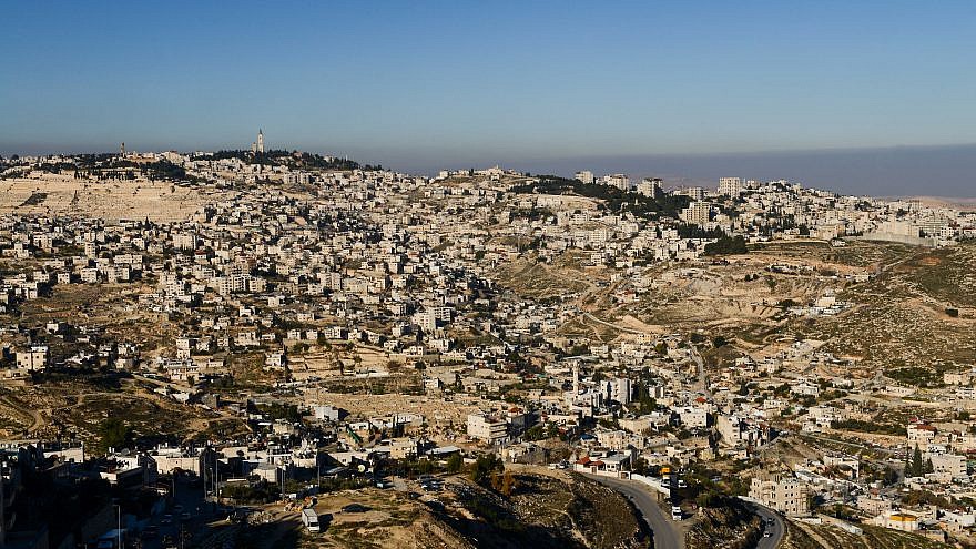 A view of the predominantly Palestinian neighborhood of Jabel Mukaber in eastern Jerusalem. Photo by Mendy Hechtman/Flash90.