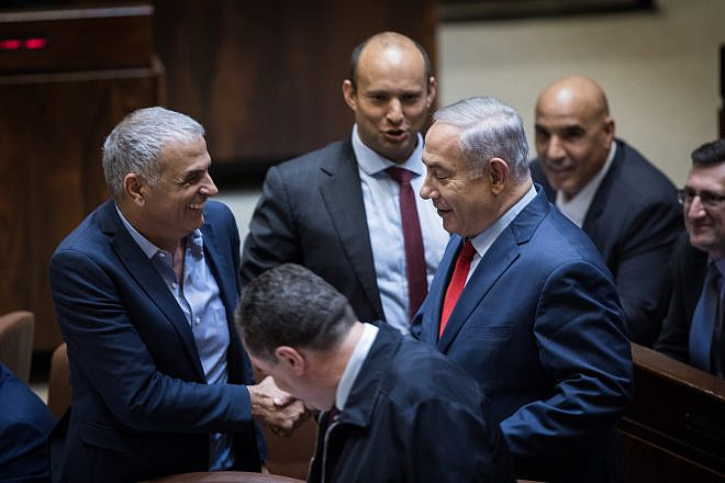 Israeli Prime Minister Benjamin Netanyahu at a plenum session in the Israeli parliament on March 13, 2018. Credit: Hadas Parush/Flash90.