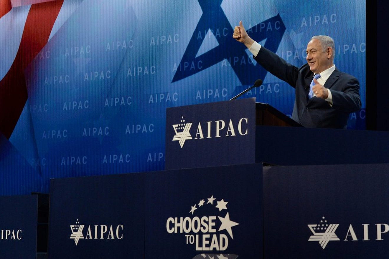 Israeli Prime Minister Benjamin Netanyahu at the 2018 AIPAC Policy Conference. Credit: Haim Zach/GPO.