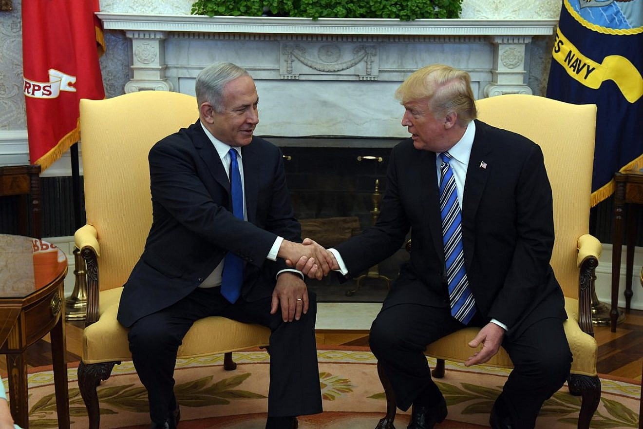 Israeli Prime Minister Benjamin Netanyahu and U.S. President Donald Trump at the White House on March 5, 2018. Credit: Haim Zach/GPO.