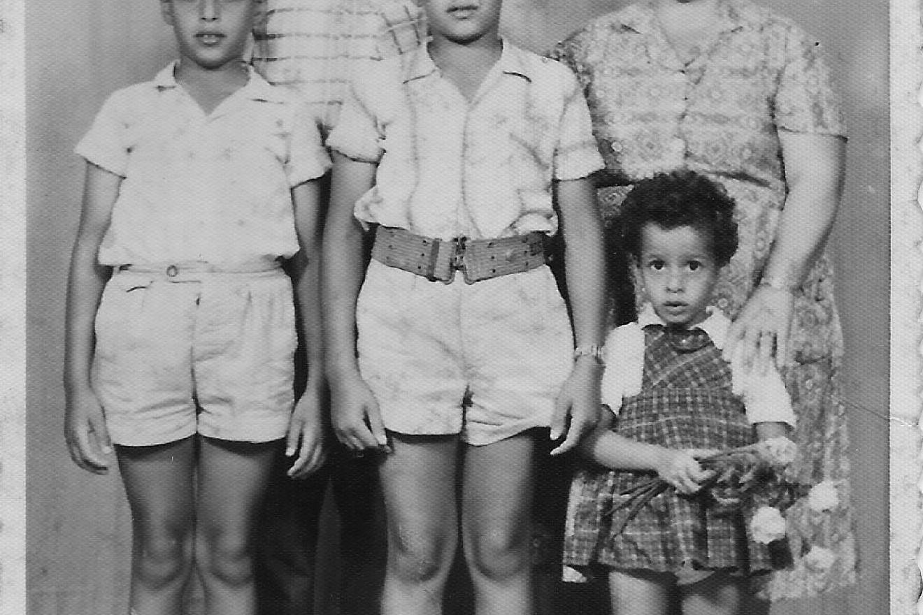 From left to right: Leon (Aryeh), Moshe, Eli and their mother, Leah, with her daughter (the author’s mother), Ruth. Credit: Courtesy.