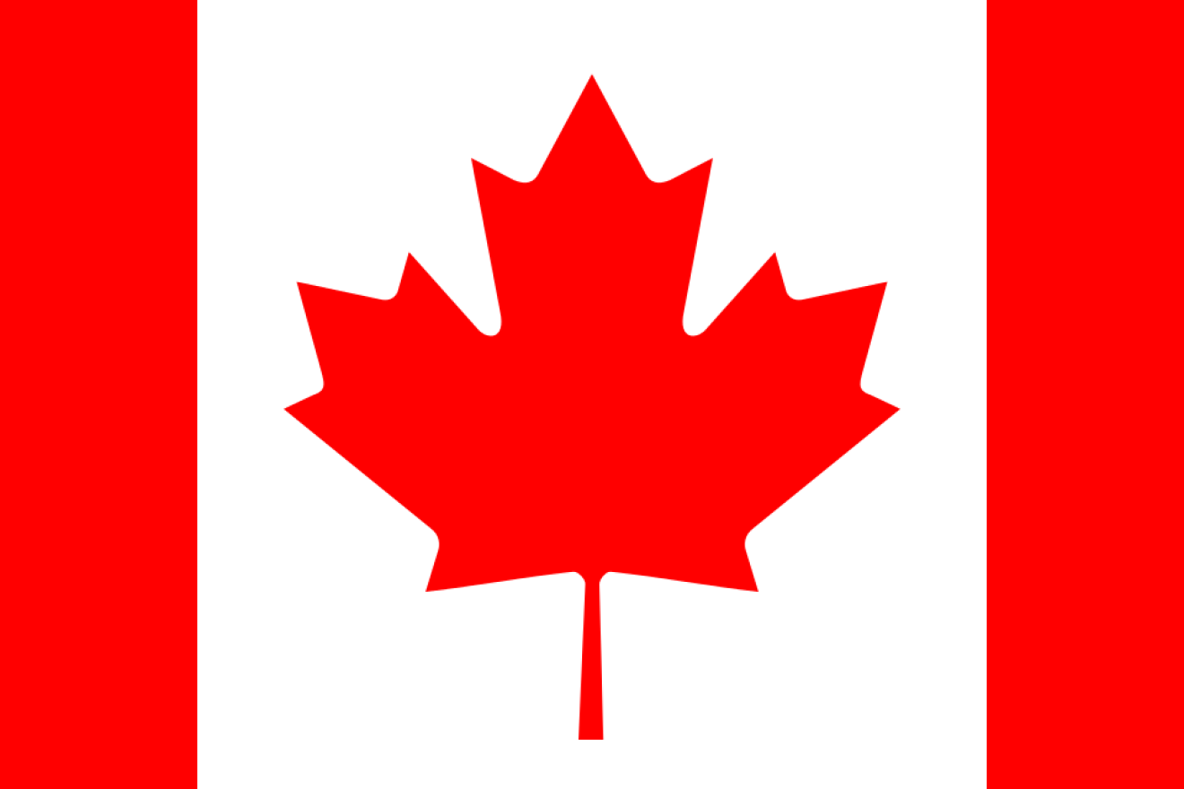 The Canadian flag. Credit: Wikipedia.