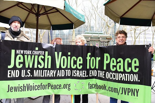 Jewish Voice for Peace. Photo courtesy of NGO Monitor.