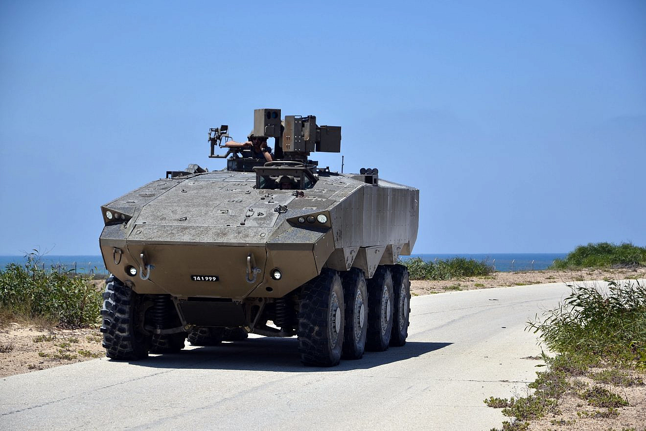 The IDF’s new Eitan armored personnel carrier. Credit: Israeli Defense Ministry.