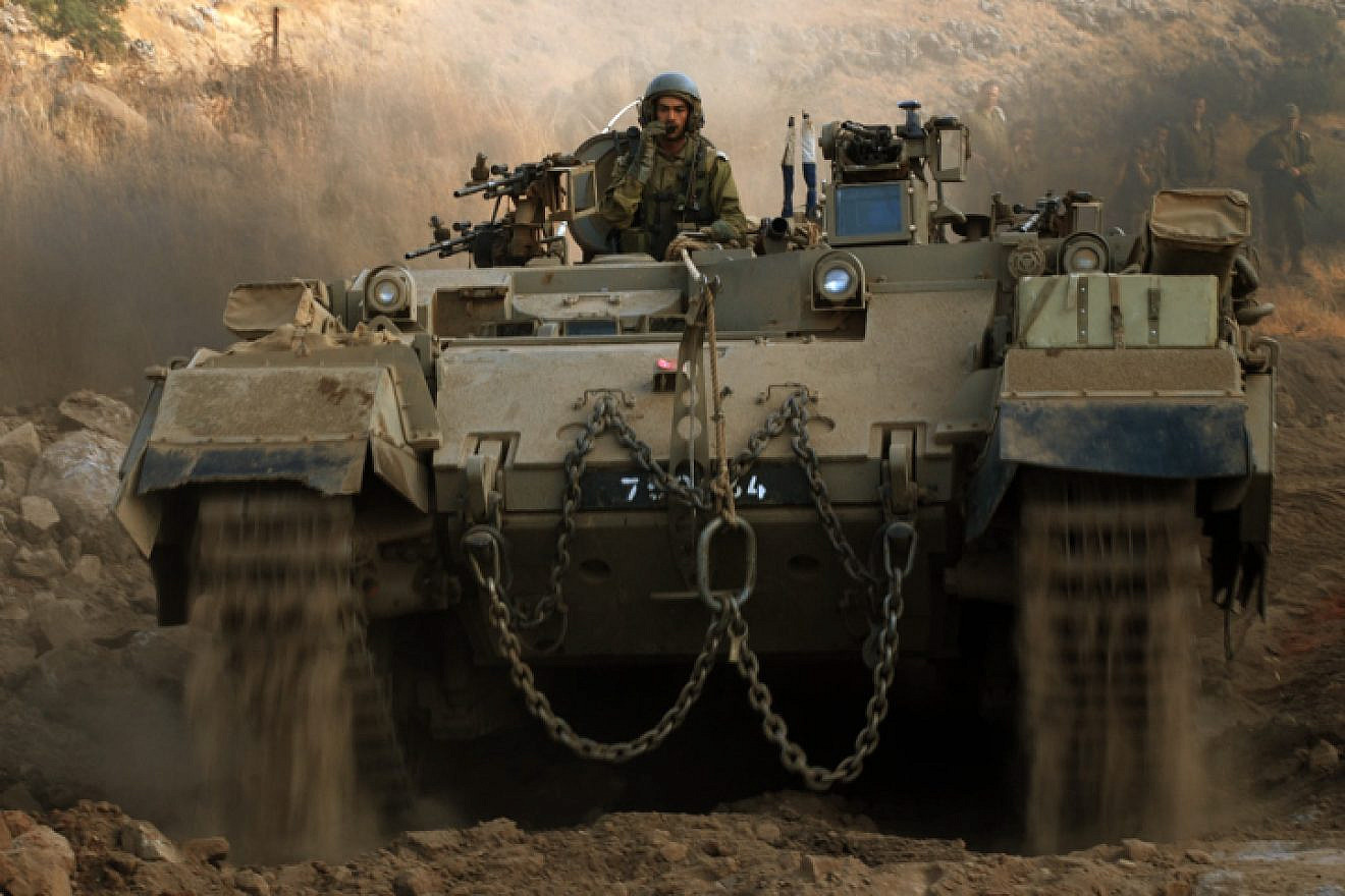 Israeli Combat Engineering Corps of the Central Command during a military training in the Golan Heights in northern Israel on Sept. 4, 2008. Photo by IDF Spokesperson/Flash90.