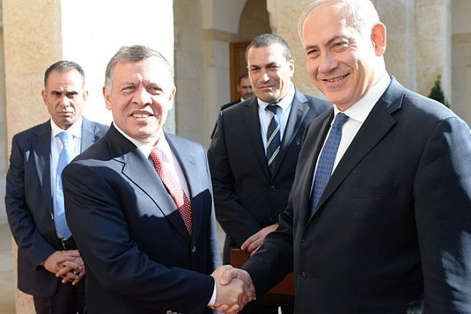 Jordan’s King Abdullah meets with Israeli Prime Minister Benjamin Netanyahu in 2014. Photo by Kobi Gideon/GPO.