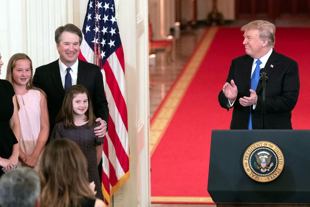 U.S. President Donald Trump nominates Judge Brett Kavanaugh, shown with his family, for the U.S. Supreme Court, July 9, 2018. Credit: The White House.