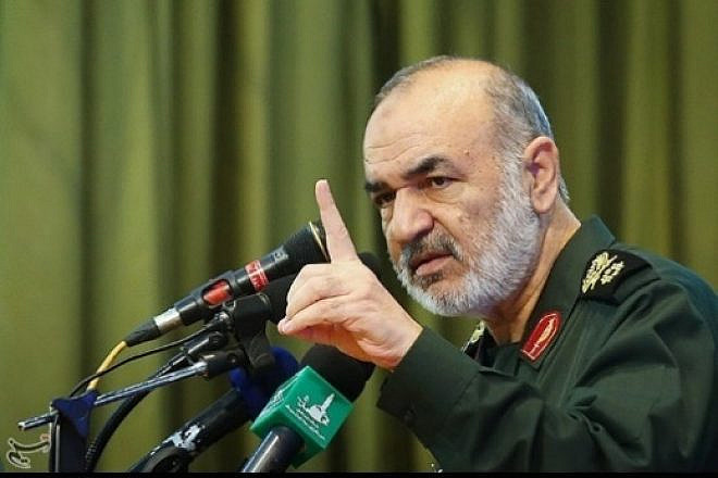 Maj. Gen. Hossein Salami, commander of Iran's Islamic Revolutionary Guard Corps, June 8, 2018. Source: MEMRI.