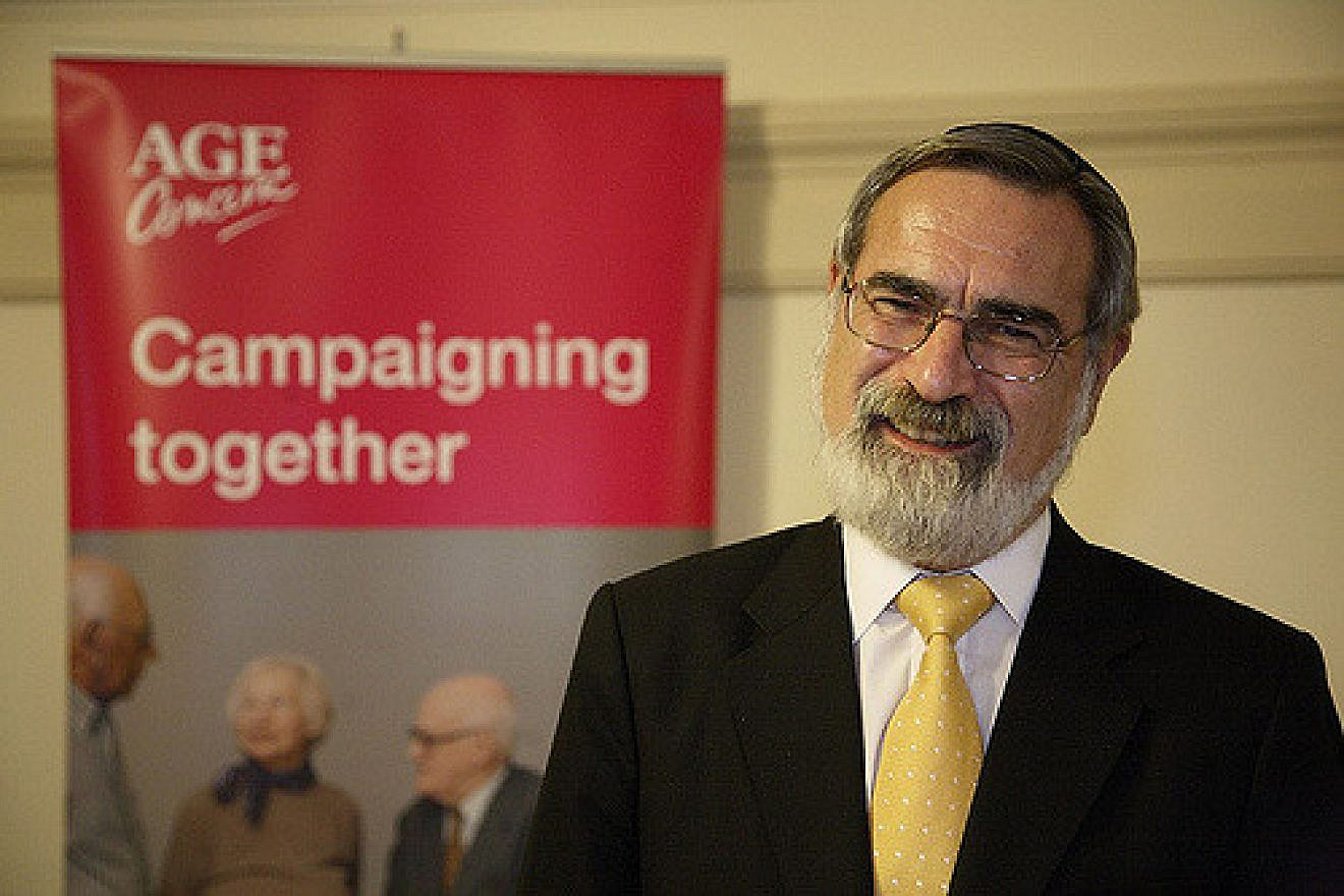Chief Rabbi of the United Kingdom Jonathan Sacks at a National Poverty Hearing in 2006 at Westminster, London. Now emeritus chief rabbi, he left the position in 2013 after holding it for more than 20 years. Source: Cooperniall/Flickr.