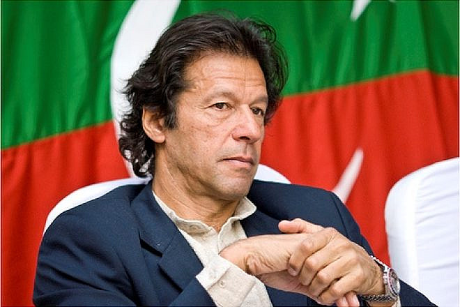 Imran Khan, the current prime minister of Pakistan and former captain of the Pakistan cricket team. Credit: Wikimedia Commons.