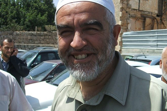 Raed Salah Abu Shakra, the leader of the northern branch of the Islamic Movement in Israel. Credit: Wikipedia.