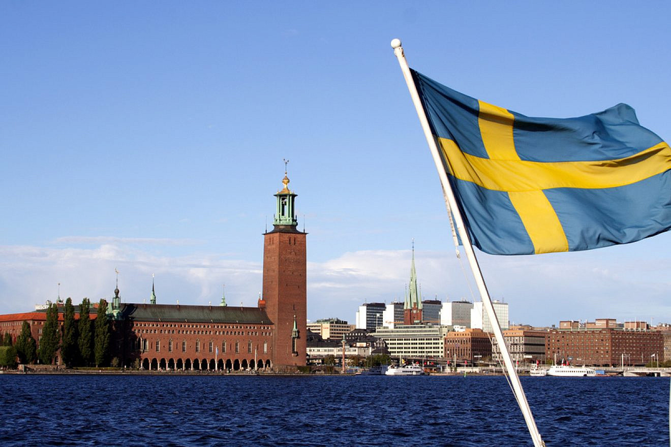 The Swedish flag over Stockholm. Credit: Stefan Lins via Flickr.