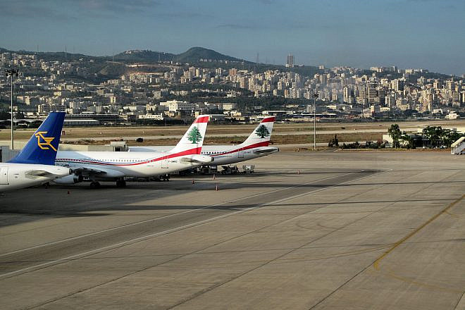 A view of planes at the Beirut-Rafic Hariri International Airport in Lebanon. Credit: Francisco Anzola via Flickr.